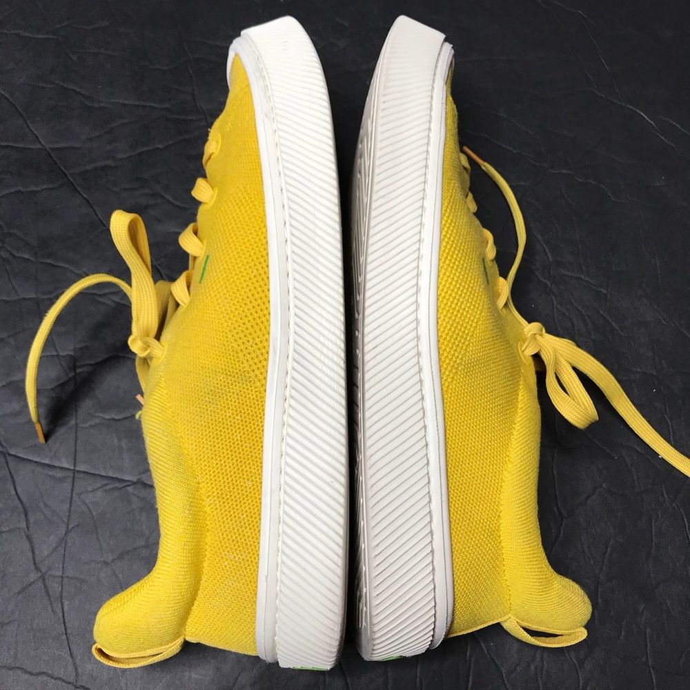 CARIUMA Ibi Sun Yellow Low Knit Sneakers Unisex Size 10.5(men) and 12(women) - Picture 3 of 12